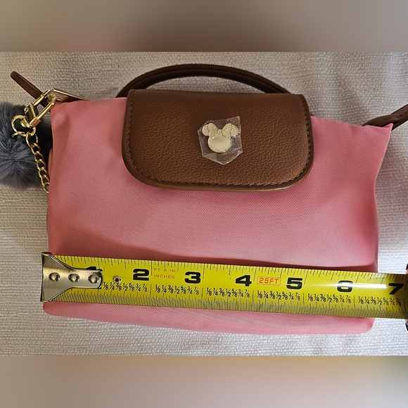 NWT Viral Minnie Mouse Disney Mini Crossbody Bag W/Detachable Strap TIK TOK - Picture 5 of 9